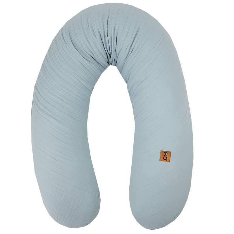 EKO Szoptatós párna muszlin Blue 180 cm termék 2. képe